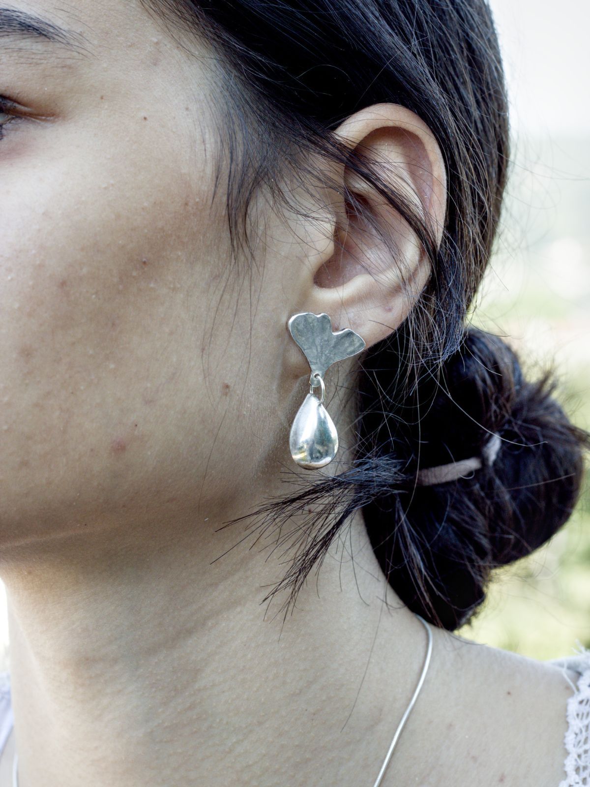 Boucles d’oreilles Ginkgo - vue alternative